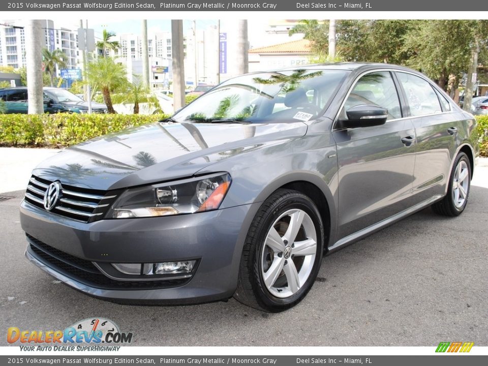 2015 Volkswagen Passat Wolfsburg Edition Sedan Platinum Gray Metallic / Moonrock Gray Photo #5