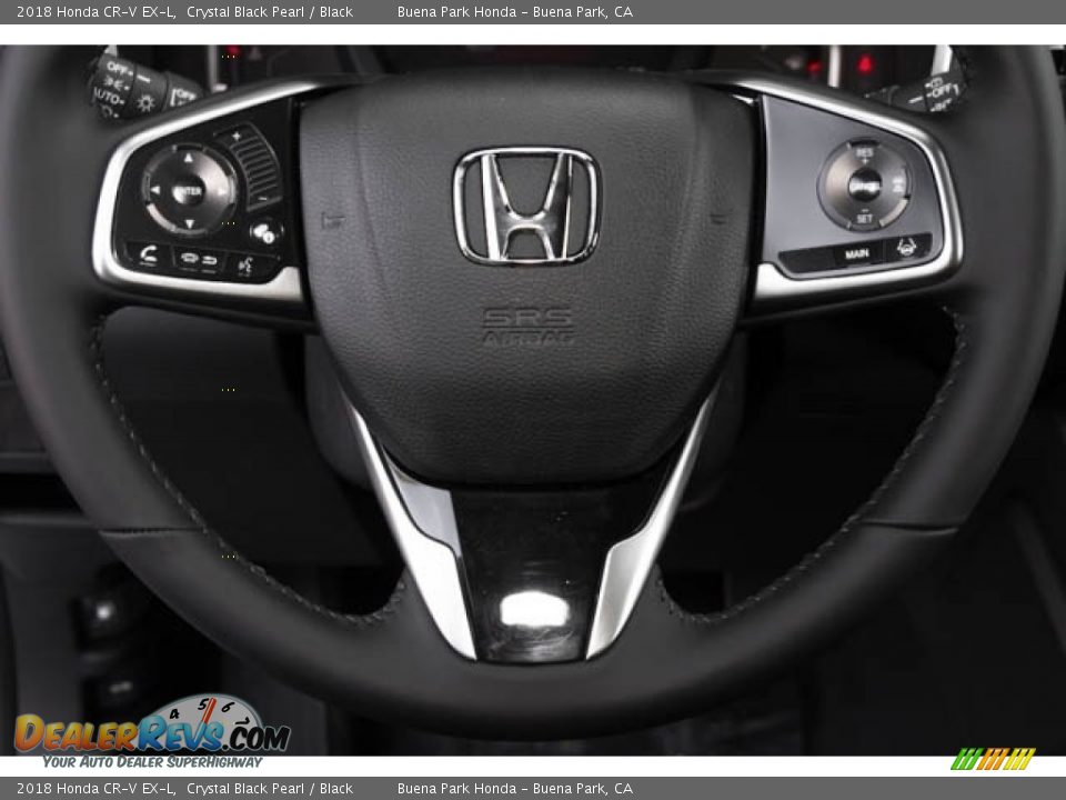 2018 Honda CR-V EX-L Crystal Black Pearl / Black Photo #10