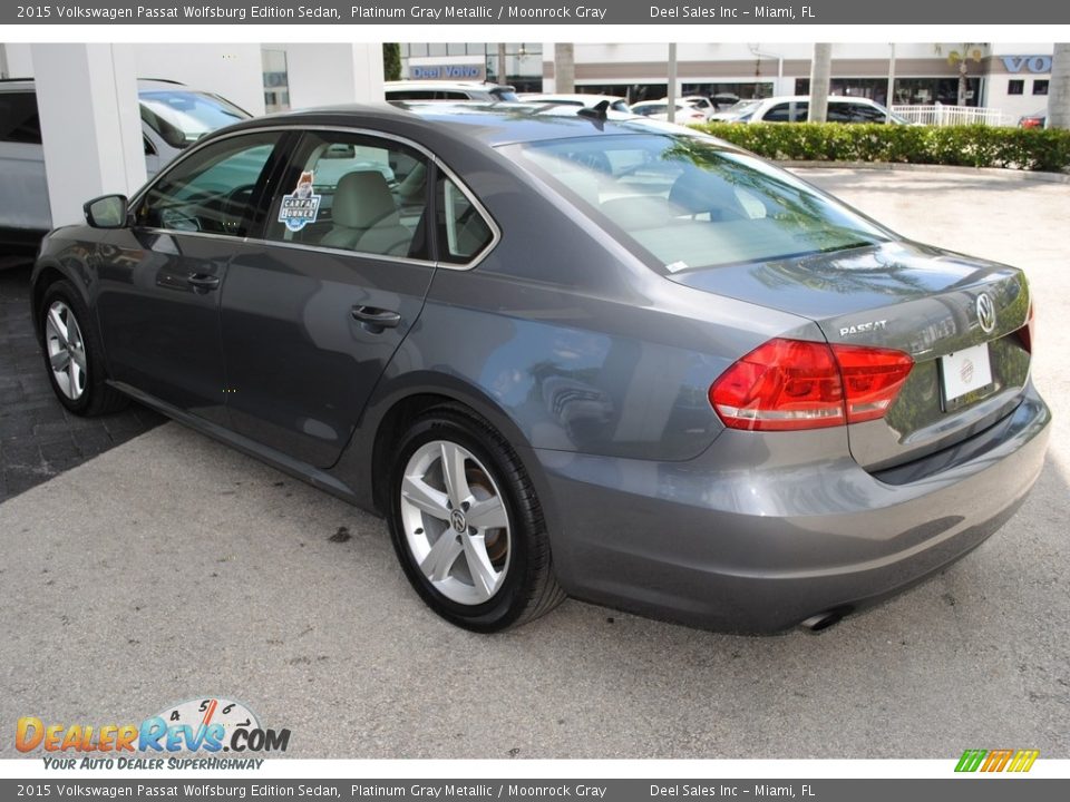 2015 Volkswagen Passat Wolfsburg Edition Sedan Platinum Gray Metallic / Moonrock Gray Photo #6