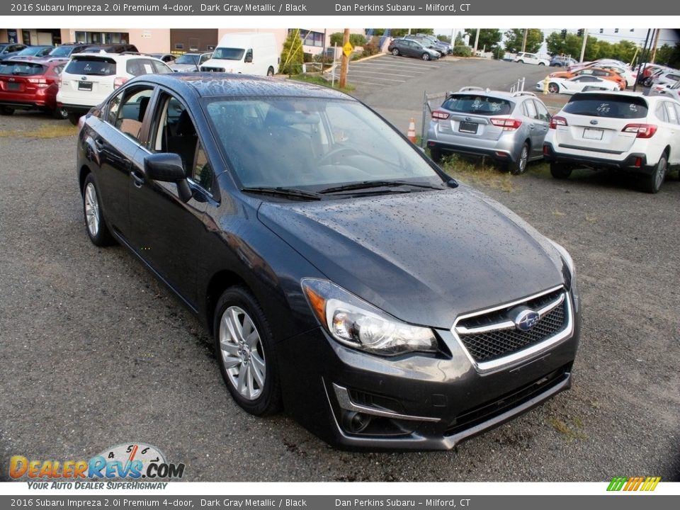 2016 Subaru Impreza 2.0i Premium 4-door Dark Gray Metallic / Black Photo #1