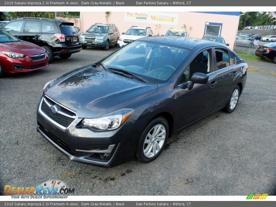 2016 Subaru Impreza 2.0i Premium 4-door Dark Gray Metallic / Black Photo #3