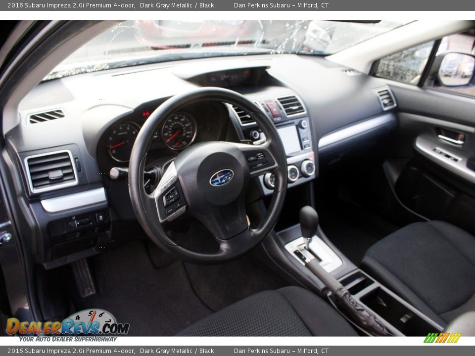 2016 Subaru Impreza 2.0i Premium 4-door Dark Gray Metallic / Black Photo #4