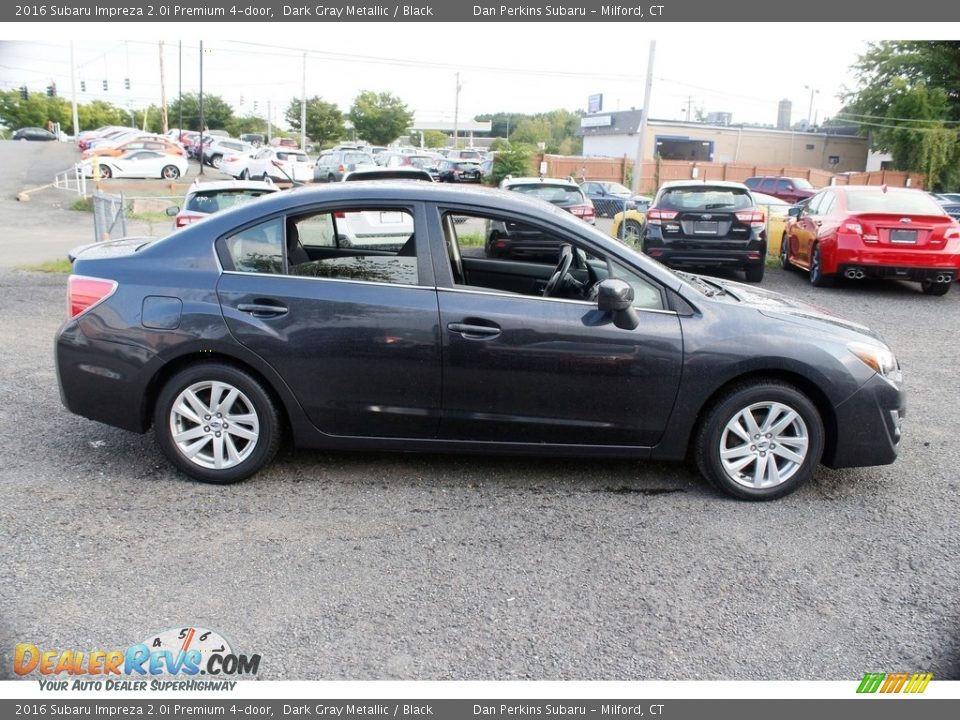 2016 Subaru Impreza 2.0i Premium 4-door Dark Gray Metallic / Black Photo #5