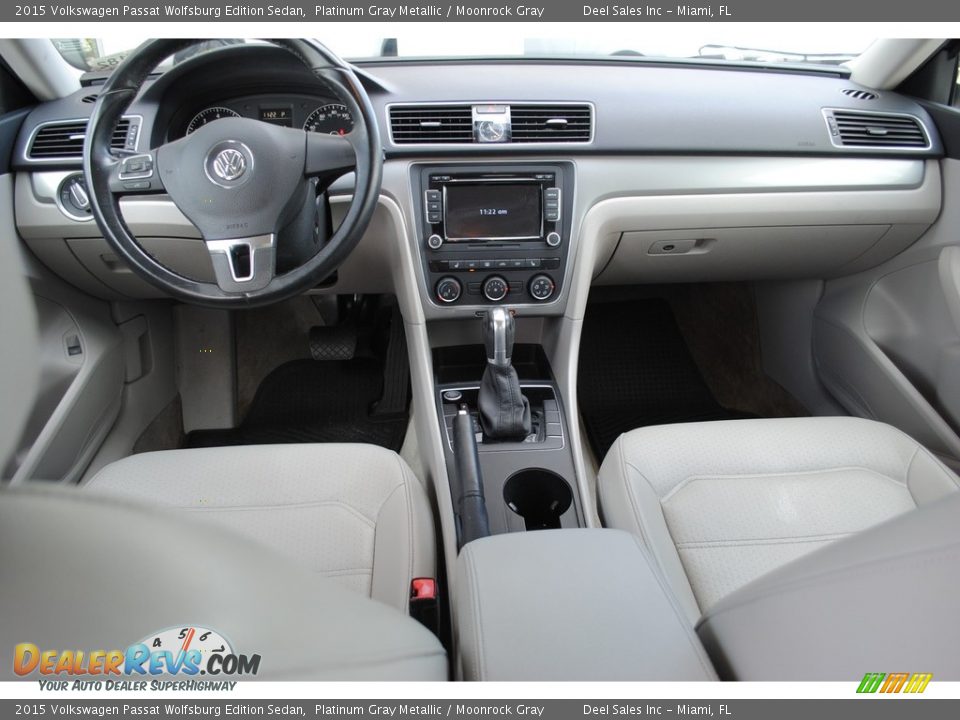 2015 Volkswagen Passat Wolfsburg Edition Sedan Platinum Gray Metallic / Moonrock Gray Photo #12