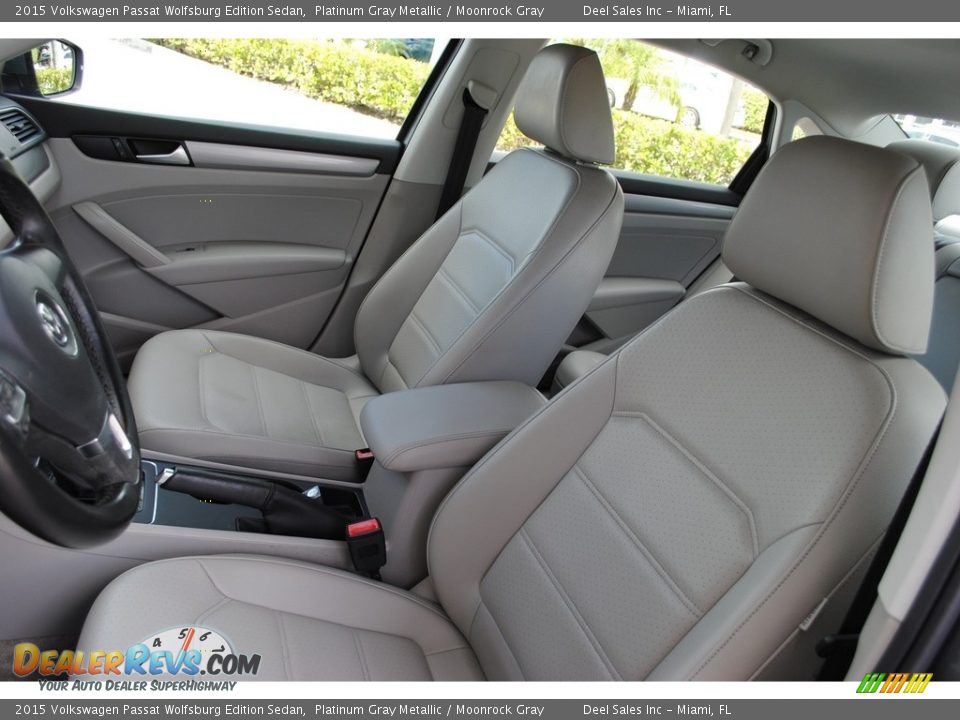 2015 Volkswagen Passat Wolfsburg Edition Sedan Platinum Gray Metallic / Moonrock Gray Photo #13