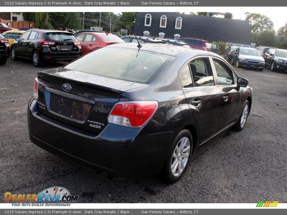 2016 Subaru Impreza 2.0i Premium 4-door Dark Gray Metallic / Black Photo #6
