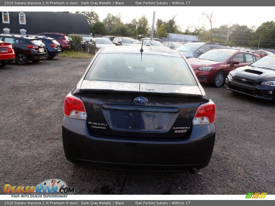 2016 Subaru Impreza 2.0i Premium 4-door Dark Gray Metallic / Black Photo #7