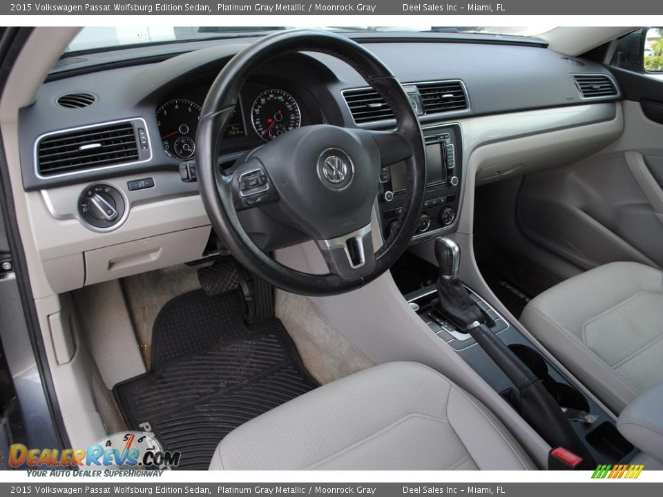 2015 Volkswagen Passat Wolfsburg Edition Sedan Platinum Gray Metallic / Moonrock Gray Photo #15