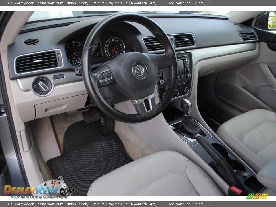 2015 Volkswagen Passat Wolfsburg Edition Sedan Platinum Gray Metallic / Moonrock Gray Photo #15