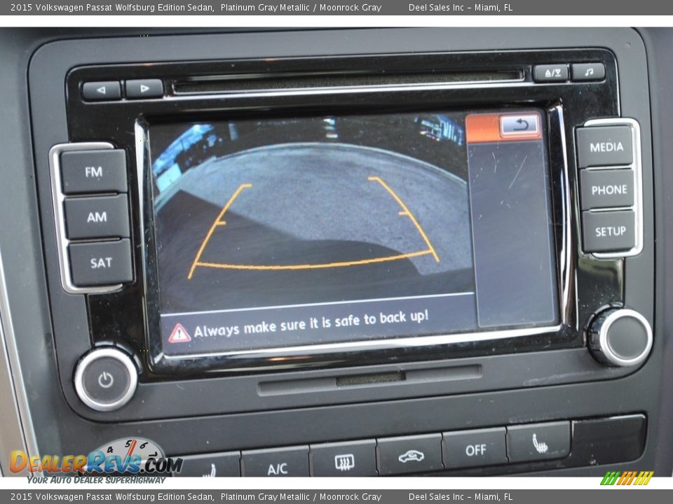 2015 Volkswagen Passat Wolfsburg Edition Sedan Platinum Gray Metallic / Moonrock Gray Photo #16