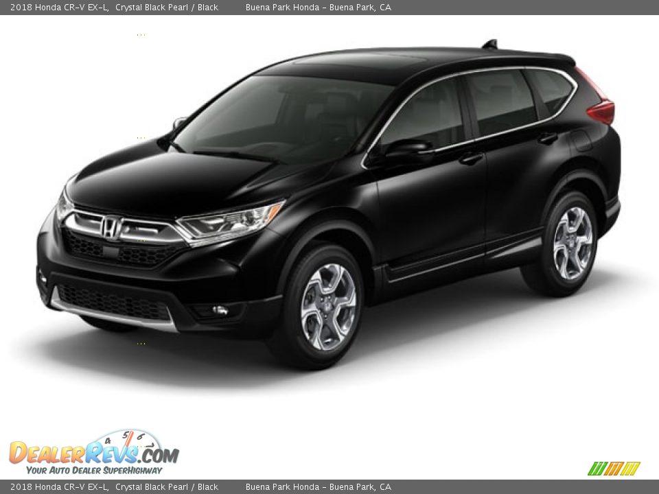 2018 Honda CR-V EX-L Crystal Black Pearl / Black Photo #29