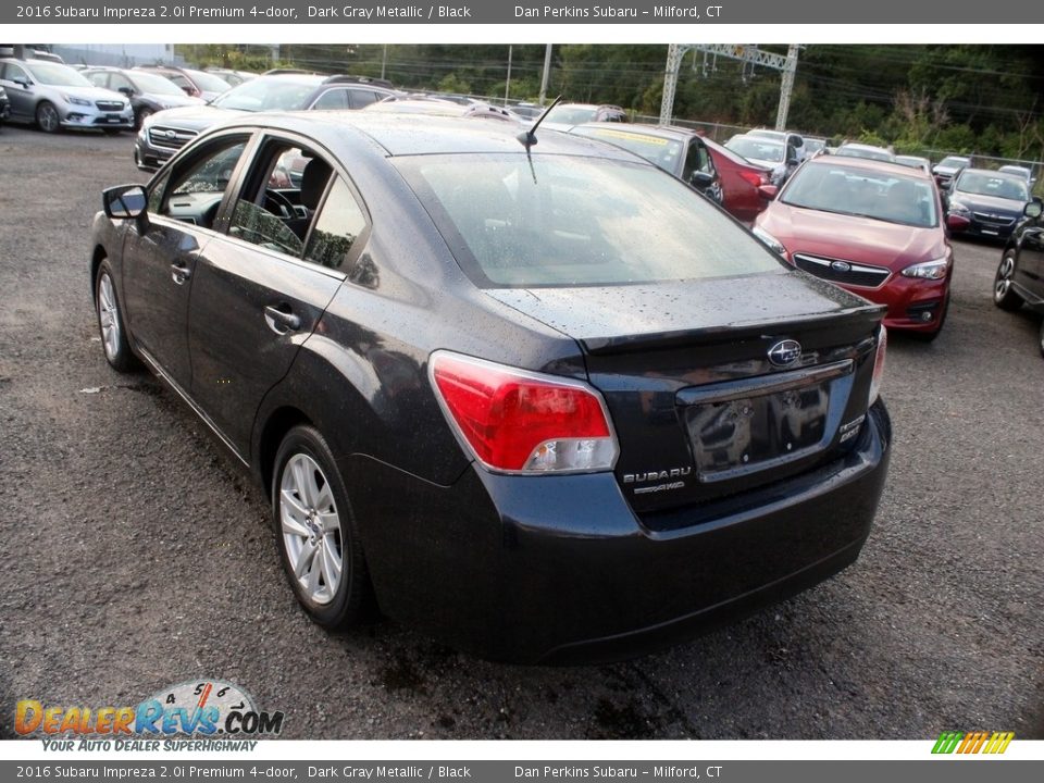 2016 Subaru Impreza 2.0i Premium 4-door Dark Gray Metallic / Black Photo #10