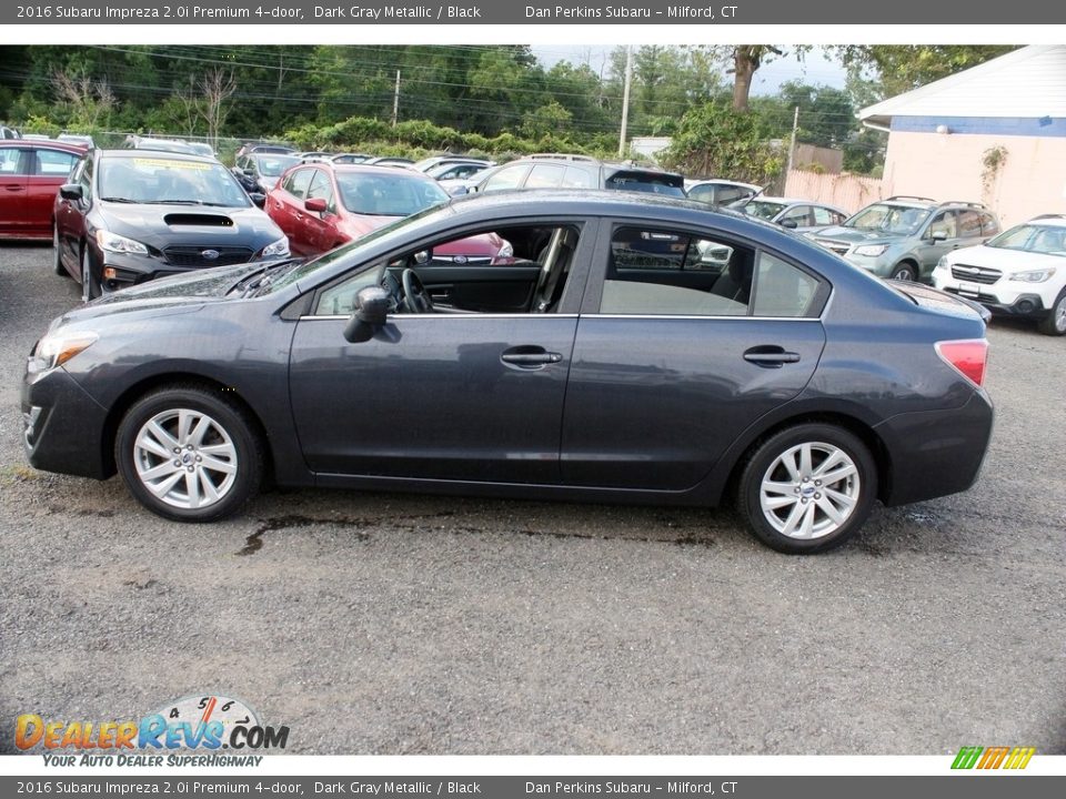 2016 Subaru Impreza 2.0i Premium 4-door Dark Gray Metallic / Black Photo #11