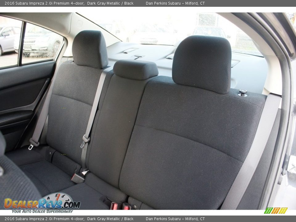 2016 Subaru Impreza 2.0i Premium 4-door Dark Gray Metallic / Black Photo #16