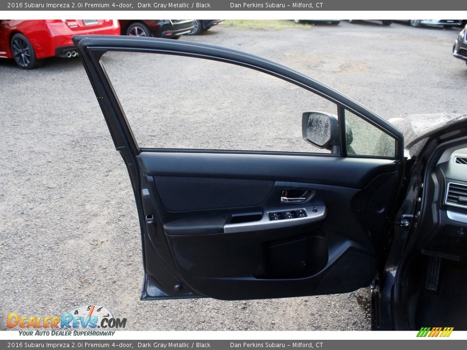 2016 Subaru Impreza 2.0i Premium 4-door Dark Gray Metallic / Black Photo #17