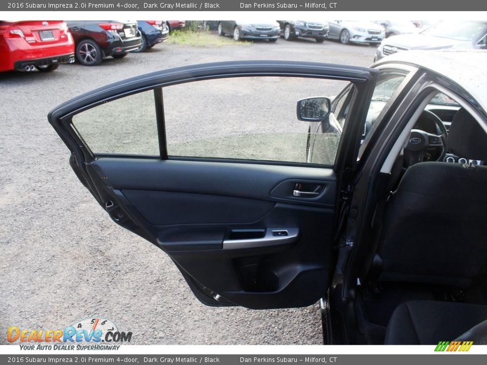 2016 Subaru Impreza 2.0i Premium 4-door Dark Gray Metallic / Black Photo #18