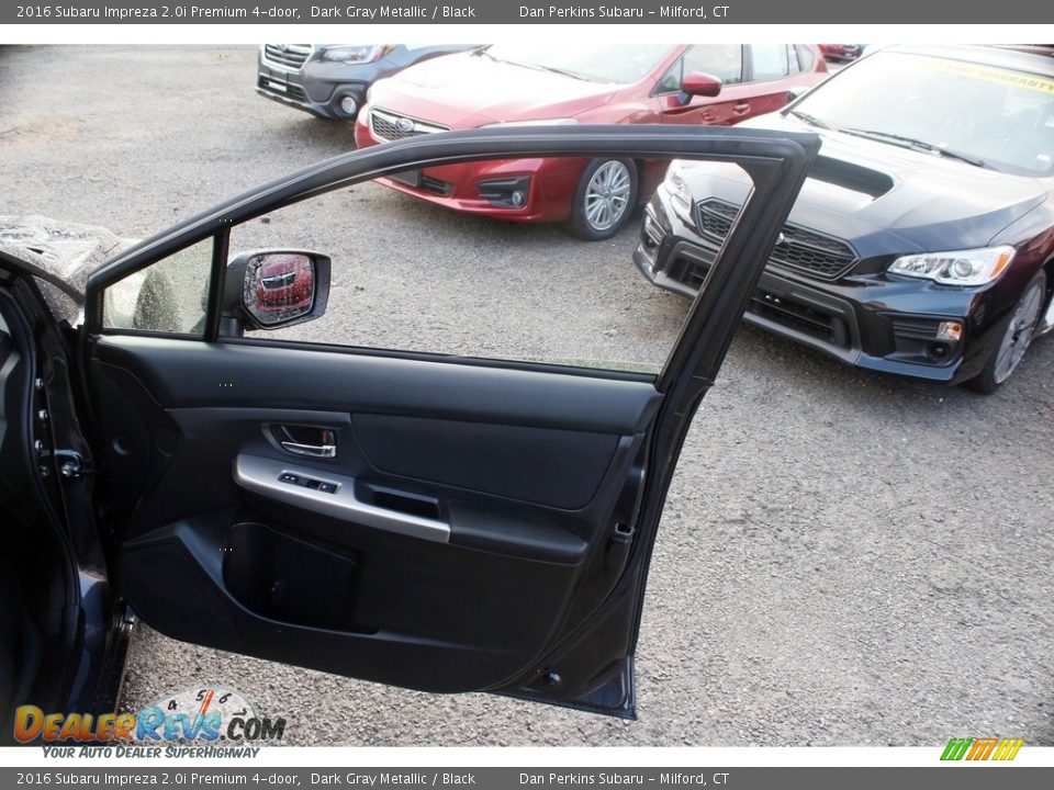 2016 Subaru Impreza 2.0i Premium 4-door Dark Gray Metallic / Black Photo #20