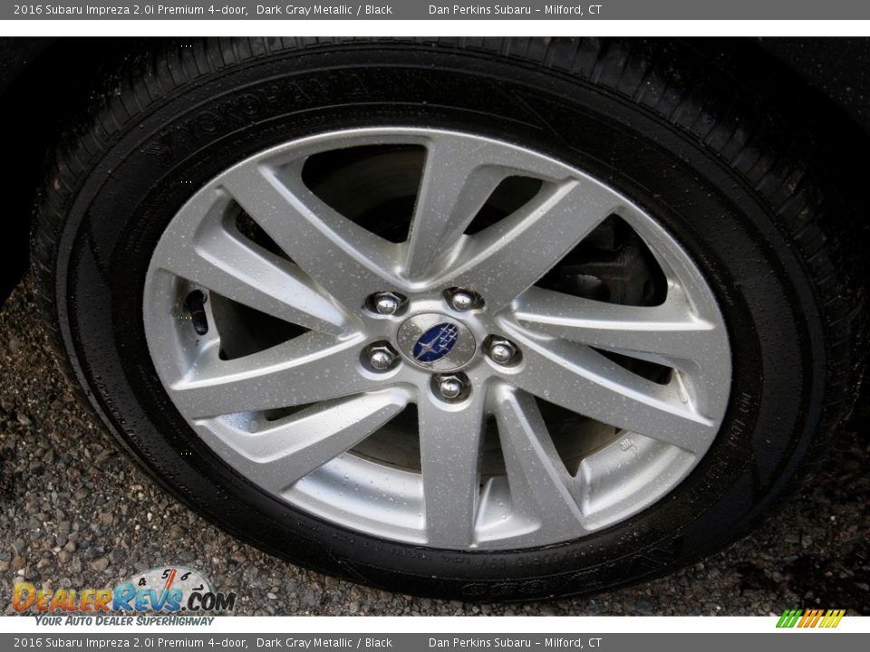 2016 Subaru Impreza 2.0i Premium 4-door Dark Gray Metallic / Black Photo #21