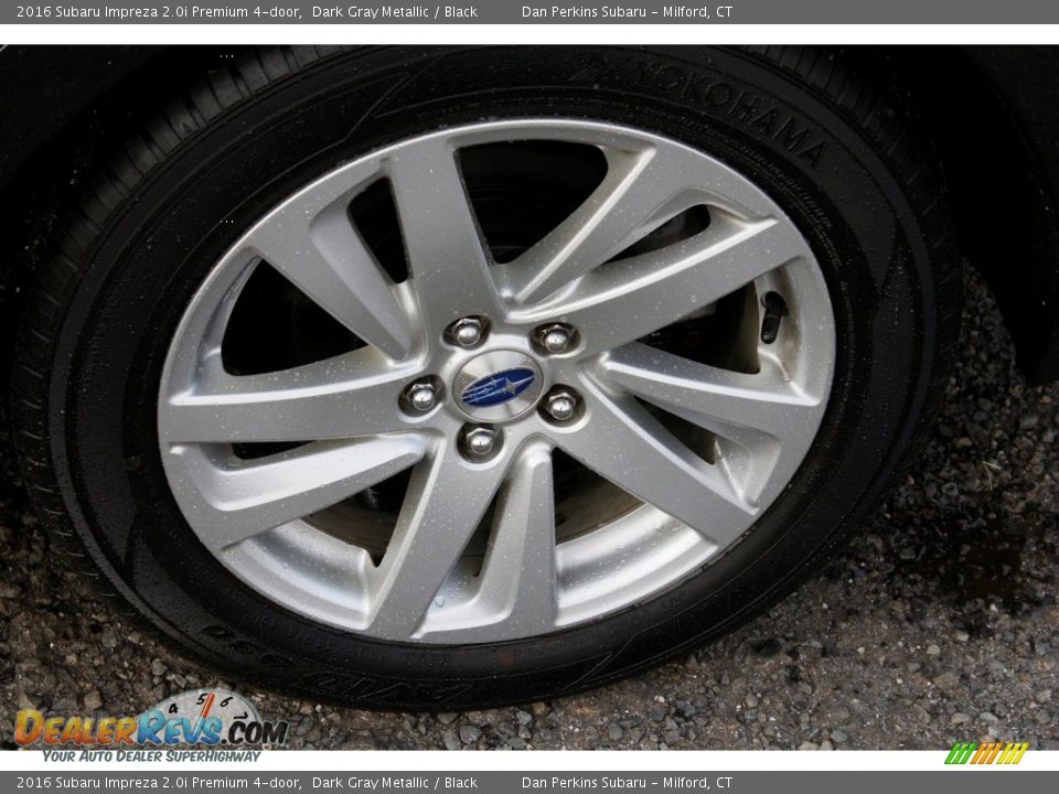 2016 Subaru Impreza 2.0i Premium 4-door Dark Gray Metallic / Black Photo #23