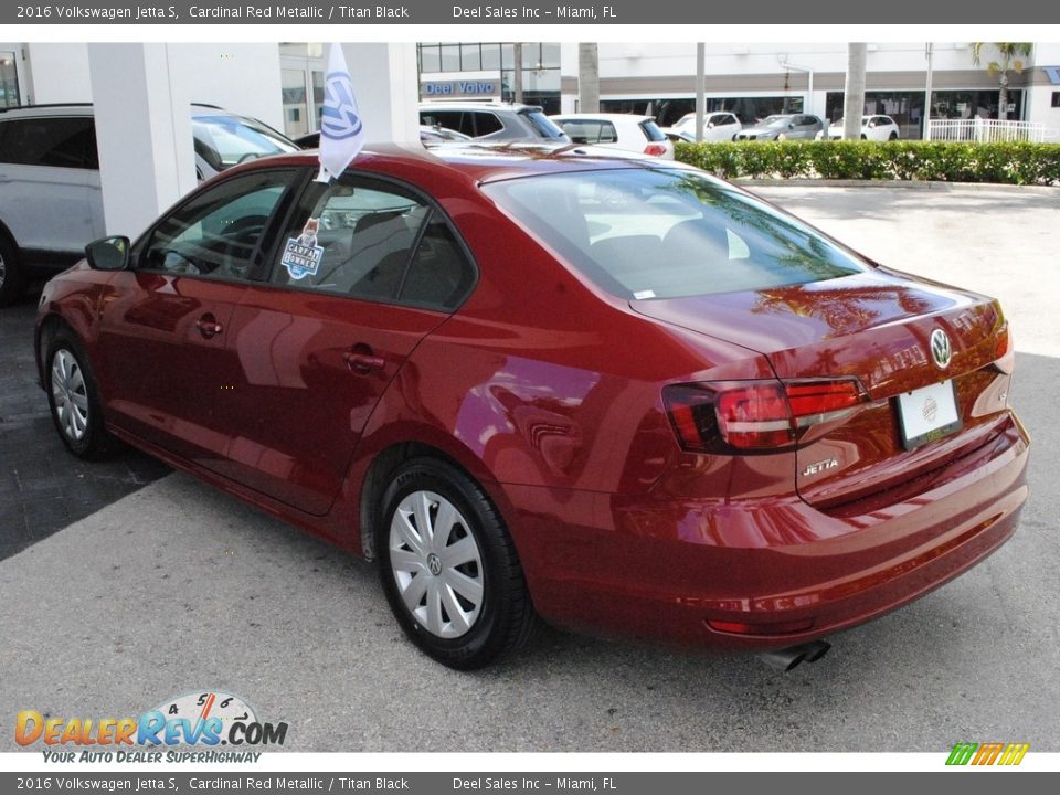 2016 Volkswagen Jetta S Cardinal Red Metallic / Titan Black Photo #6