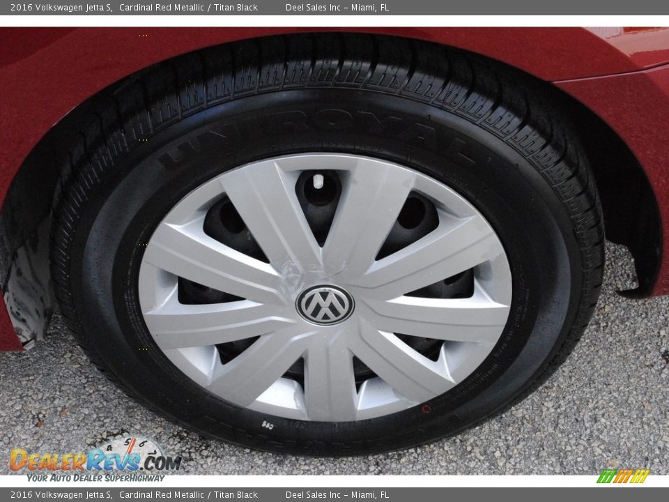 2016 Volkswagen Jetta S Cardinal Red Metallic / Titan Black Photo #11