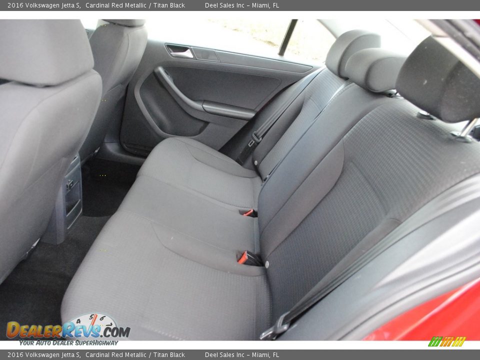 2016 Volkswagen Jetta S Cardinal Red Metallic / Titan Black Photo #12