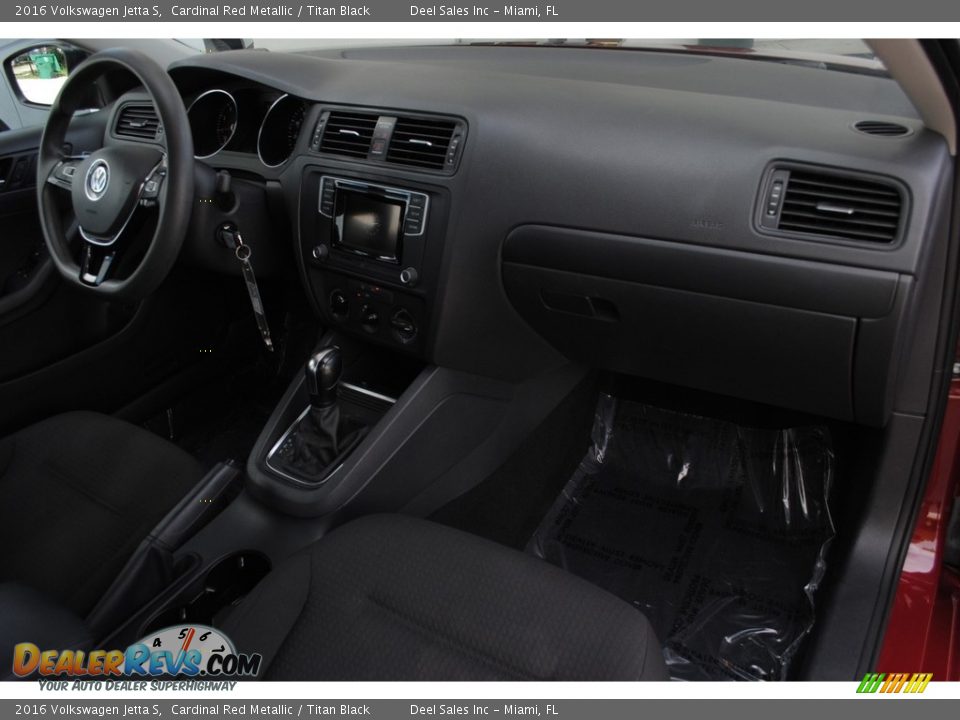 2016 Volkswagen Jetta S Cardinal Red Metallic / Titan Black Photo #17