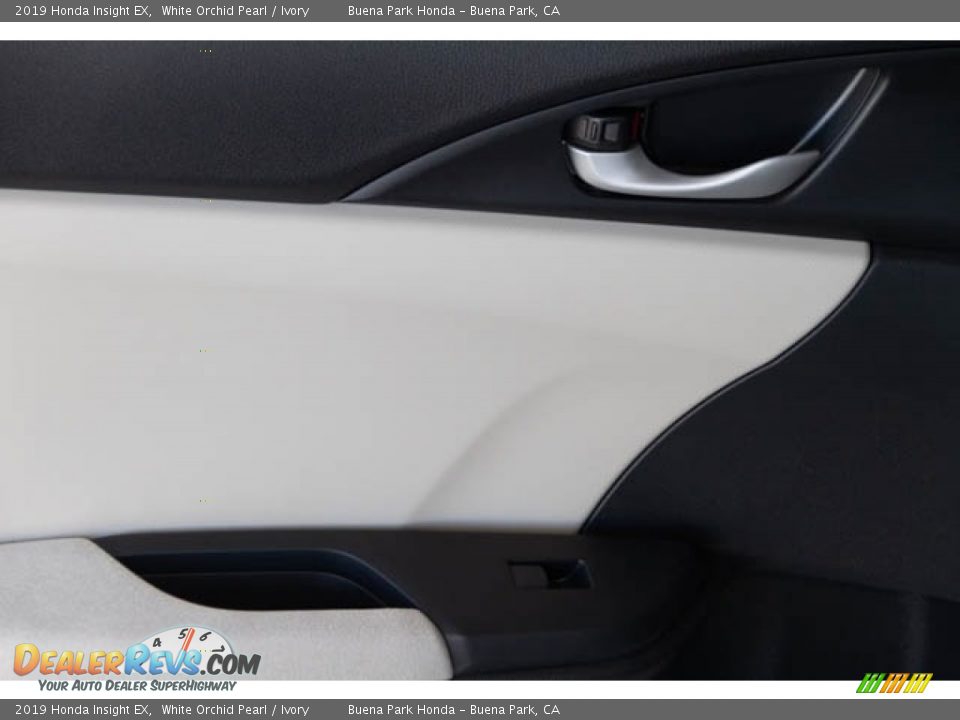 2019 Honda Insight EX White Orchid Pearl / Ivory Photo #36