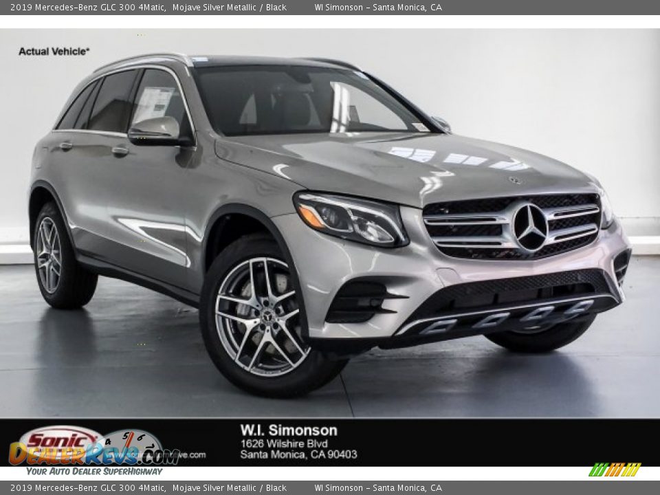 2019 Mercedes-Benz GLC 300 4Matic Mojave Silver Metallic / Black Photo #1