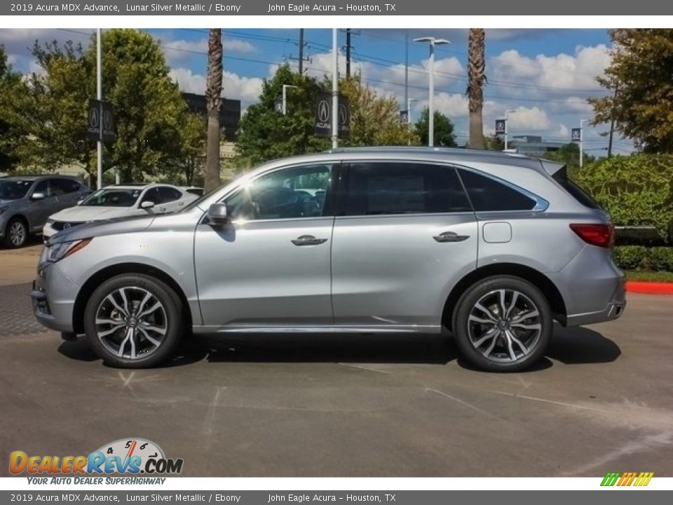 Lunar Silver Metallic 2019 Acura MDX Advance Photo #4