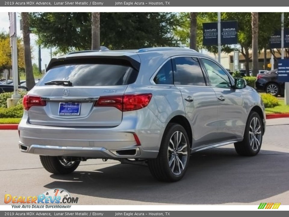 2019 Acura MDX Advance Lunar Silver Metallic / Ebony Photo #7