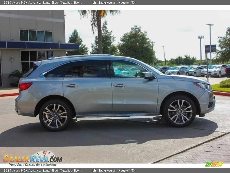 2019 Acura MDX Advance Lunar Silver Metallic / Ebony Photo #8