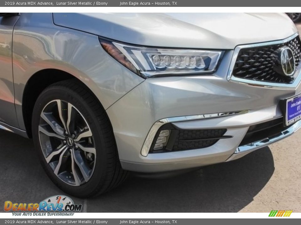 2019 Acura MDX Advance Lunar Silver Metallic / Ebony Photo #11