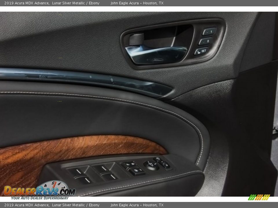 2019 Acura MDX Advance Lunar Silver Metallic / Ebony Photo #12