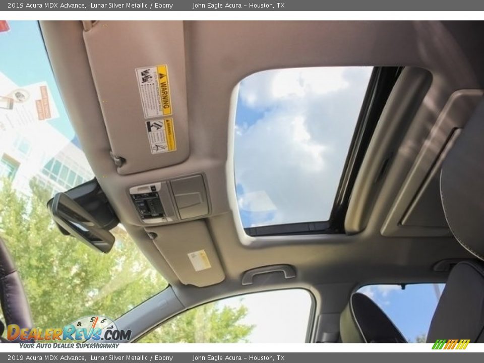 2019 Acura MDX Advance Lunar Silver Metallic / Ebony Photo #14