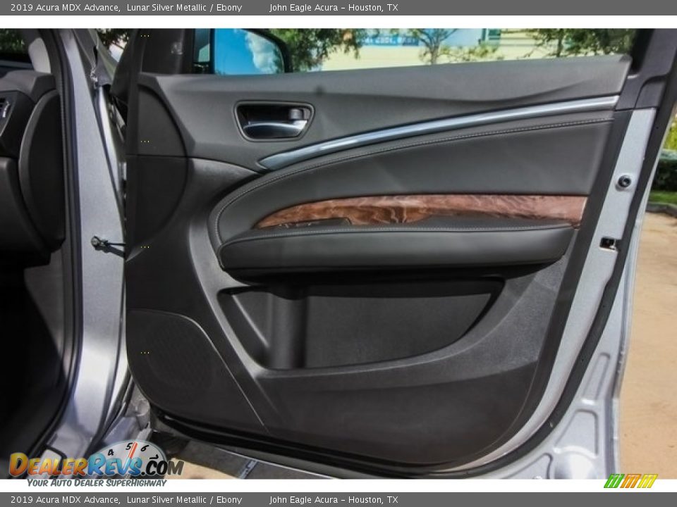 2019 Acura MDX Advance Lunar Silver Metallic / Ebony Photo #24