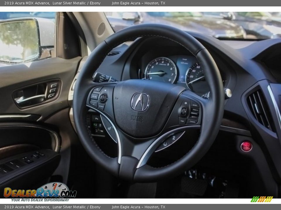 2019 Acura MDX Advance Lunar Silver Metallic / Ebony Photo #28