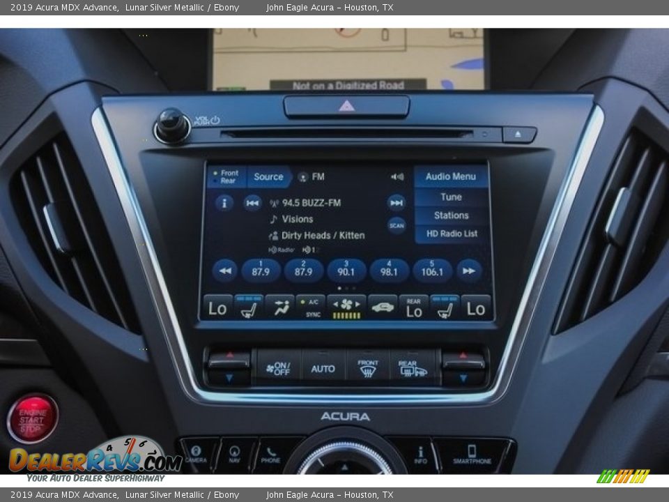 2019 Acura MDX Advance Lunar Silver Metallic / Ebony Photo #30