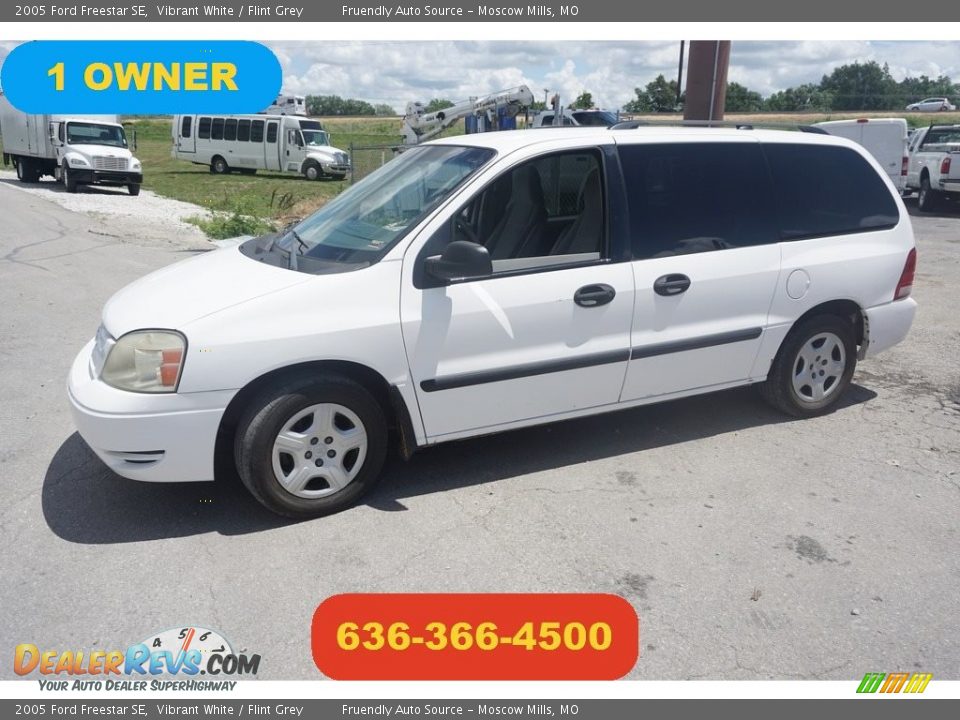 2005 Ford Freestar SE Vibrant White / Flint Grey Photo #1