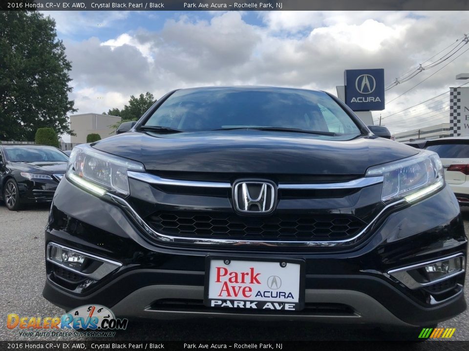 2016 Honda CR-V EX AWD Crystal Black Pearl / Black Photo #2