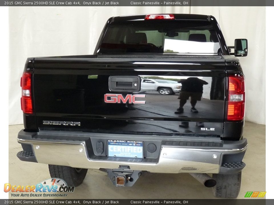 2015 GMC Sierra 2500HD SLE Crew Cab 4x4 Onyx Black / Jet Black Photo #3