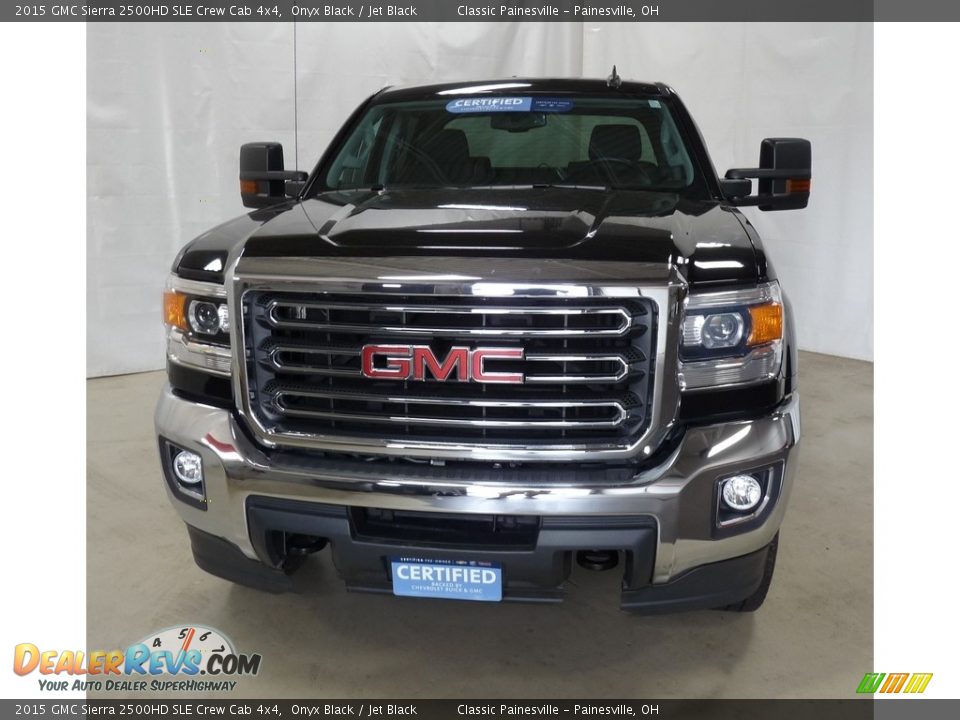 2015 GMC Sierra 2500HD SLE Crew Cab 4x4 Onyx Black / Jet Black Photo #4