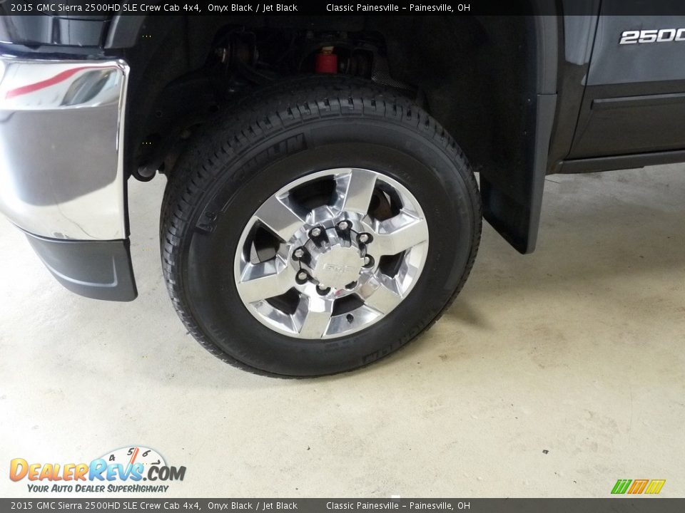 2015 GMC Sierra 2500HD SLE Crew Cab 4x4 Onyx Black / Jet Black Photo #5