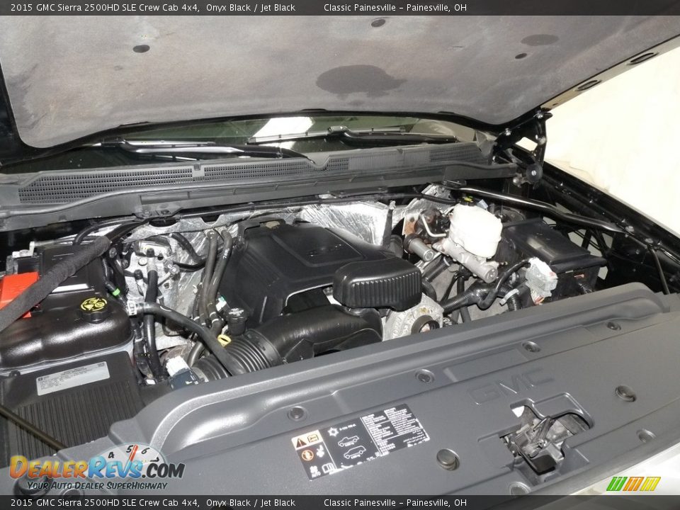 2015 GMC Sierra 2500HD SLE Crew Cab 4x4 Onyx Black / Jet Black Photo #6