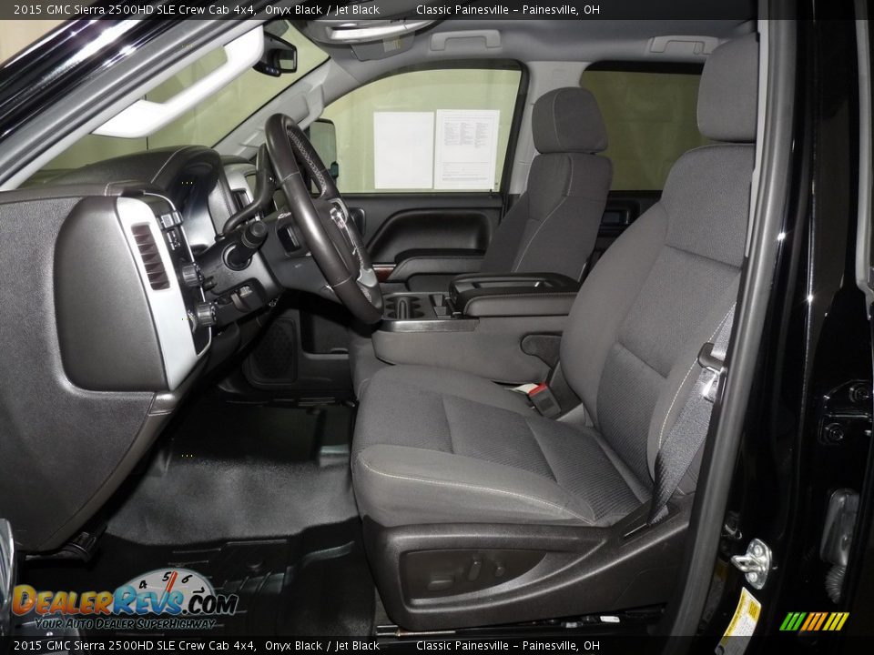 2015 GMC Sierra 2500HD SLE Crew Cab 4x4 Onyx Black / Jet Black Photo #7