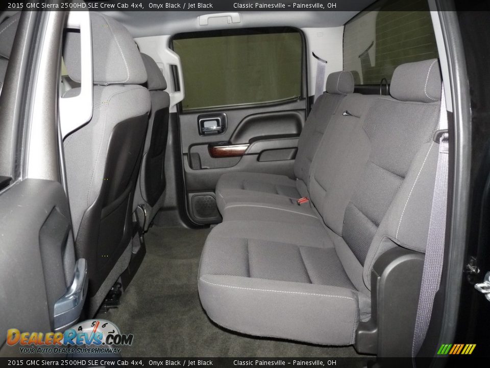 2015 GMC Sierra 2500HD SLE Crew Cab 4x4 Onyx Black / Jet Black Photo #8