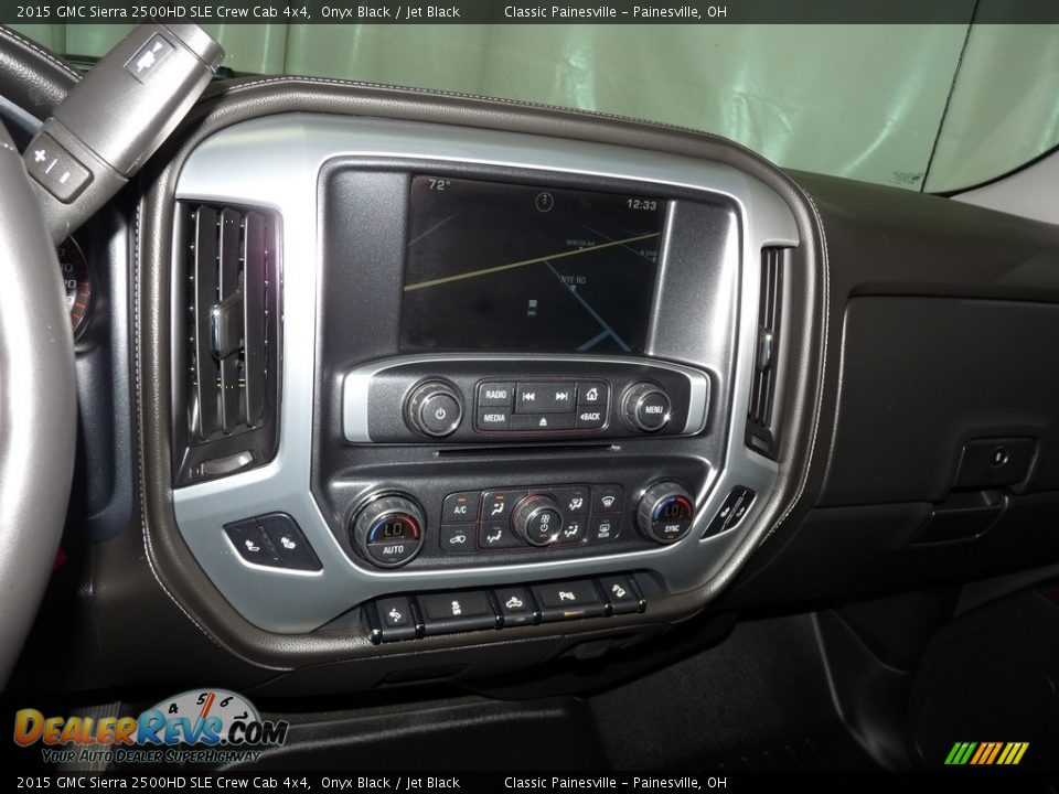 2015 GMC Sierra 2500HD SLE Crew Cab 4x4 Onyx Black / Jet Black Photo #13