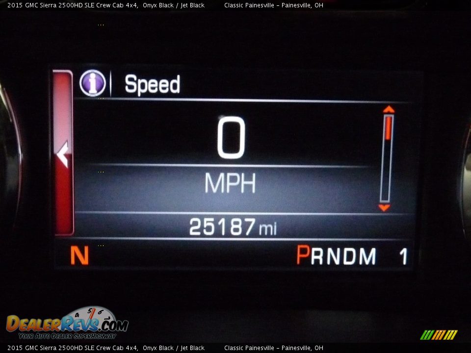 2015 GMC Sierra 2500HD SLE Crew Cab 4x4 Onyx Black / Jet Black Photo #14
