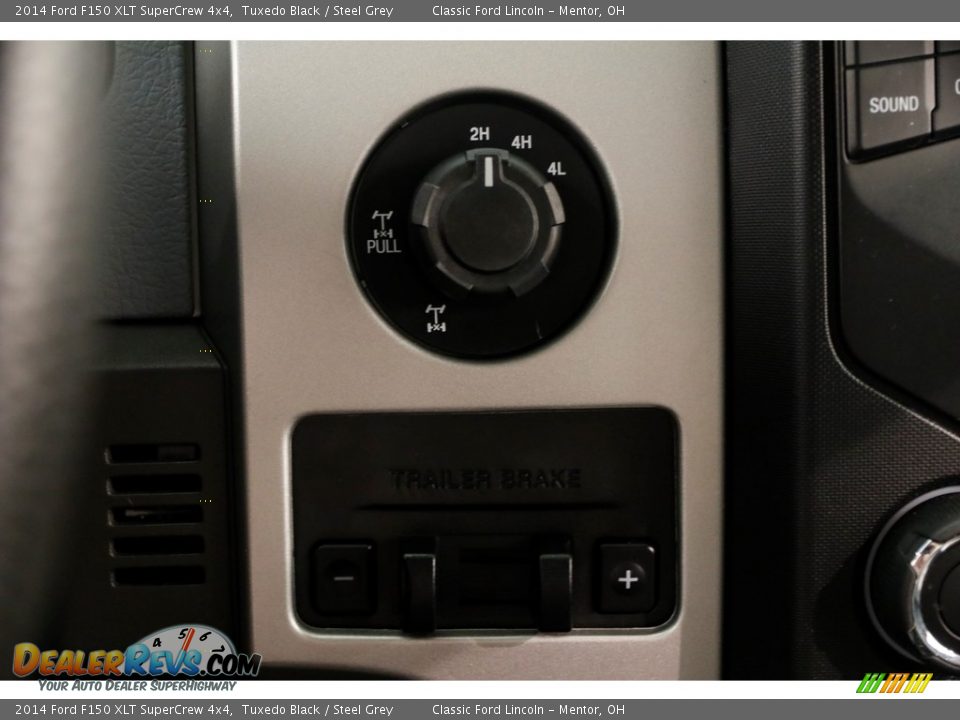 2014 Ford F150 XLT SuperCrew 4x4 Tuxedo Black / Steel Grey Photo #11