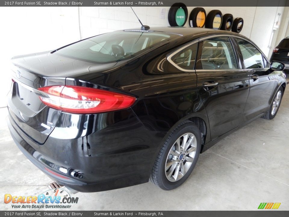 2017 Ford Fusion SE Shadow Black / Ebony Photo #2